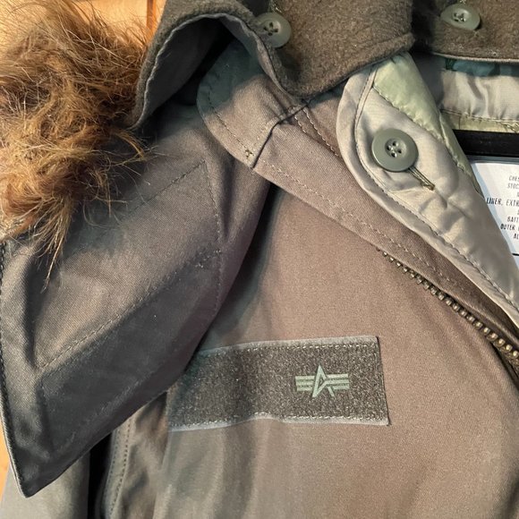 Alpha Industries Lined Cold Weather Fishtail Parka - Picture 5 of 11